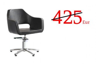 Hairdresser customer chair, 8815-C (color:125, shiny black)